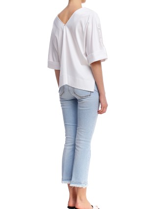 Тёмно-синие джинсы MAX MARA: фото 4 - Invogue